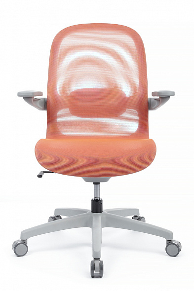 Кресло Miller (YSJ-300), Серый пластик/Оранжевая сетка