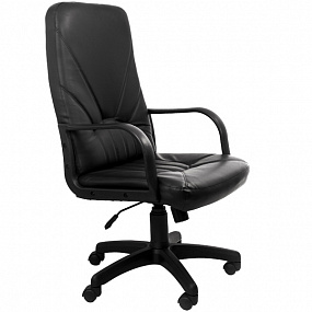 Офисное кресло - Manager DF PLN v4  (черный кожзам)