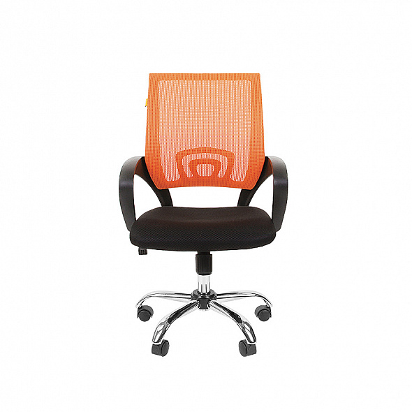 Кресло Chairman 696 хром оранжевый