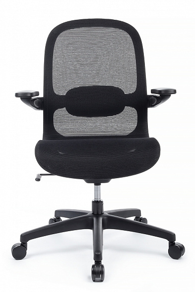 Кресло Miller (YSJ-300), Черный пластик/Черная сетка
