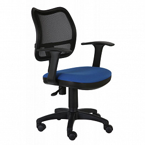 Кресло Бюрократ Ch-797AXSN черный сиденье синий 26-21 сетка/ткань крестовина пластик