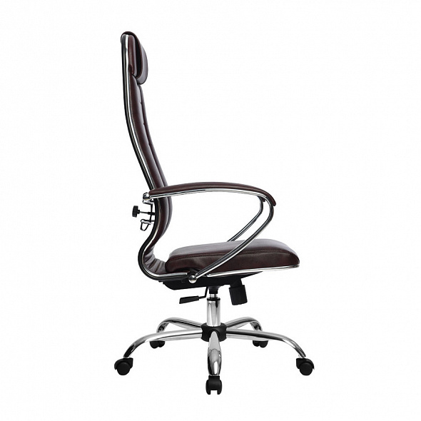 Кресло офисное МЕТТА Комплект 31 бордовый металл