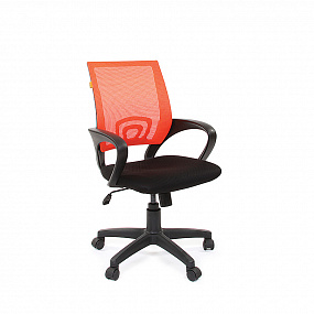 Кресло Chairman 696 black оранжевый