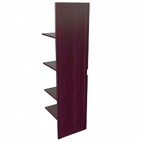 SORBONNE PALISANDER - Наполнение одностворчатого шкафа с деревянной дверцей и вешалкой