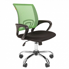 Кресло Chairman 696 хром светло-зеленый
