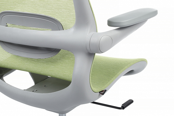 Кресло Miller (YSJ-300), Серый пластик/Зеленая сетка