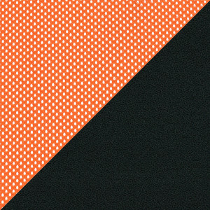 Сетка / ткань - оранжевый / черный