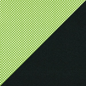 Сетка / ткань - светло-зеленый / черный