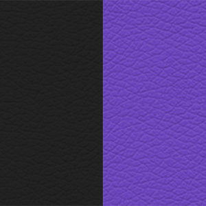 Черный / фиолетовый экокожа