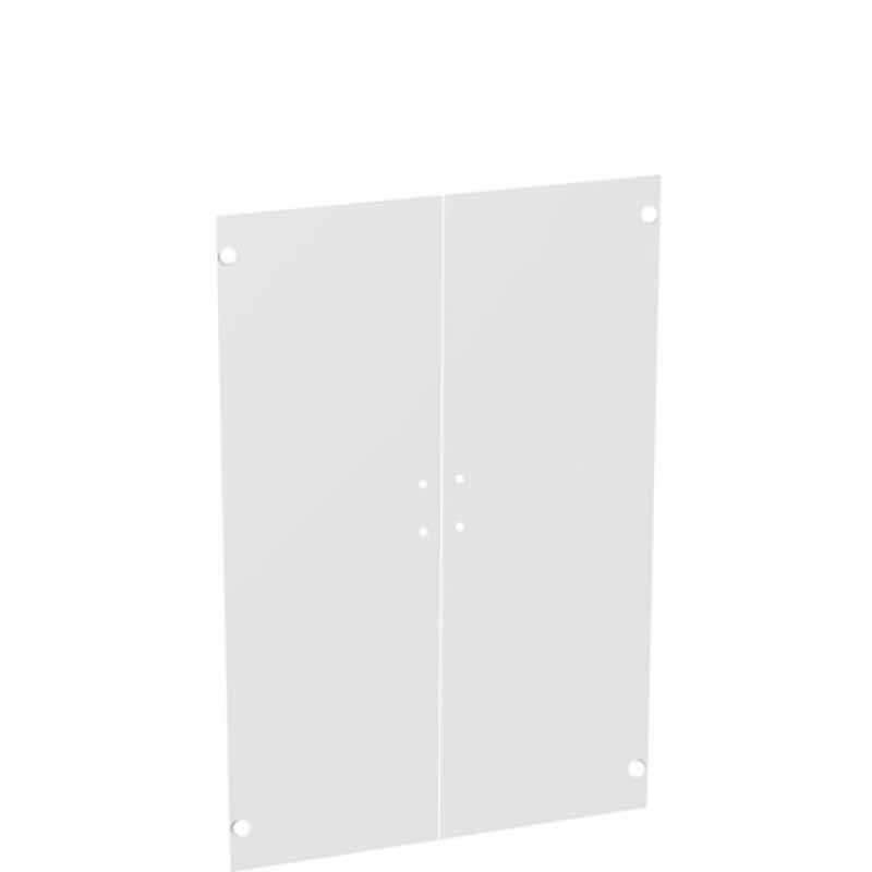 Двери стеклянные прозрачные (комплект) - V - 4.3