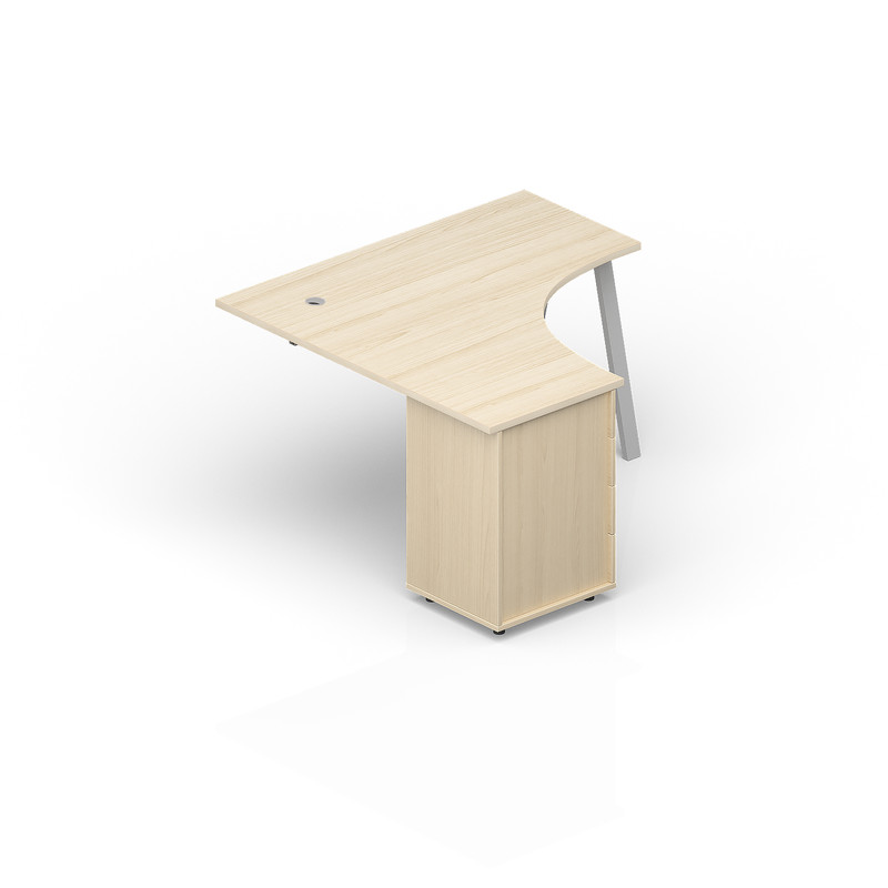 Приставной стол на опорной тумбе - ARPG1414