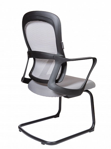 Кресло офисное Play CF grey (черный пластик / серая ткань / серая сидушка)