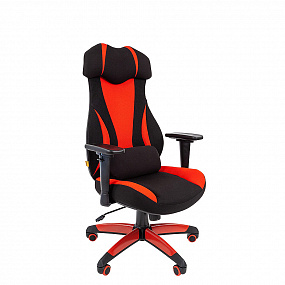 Кресло Chairman GAME 14 черный / красный