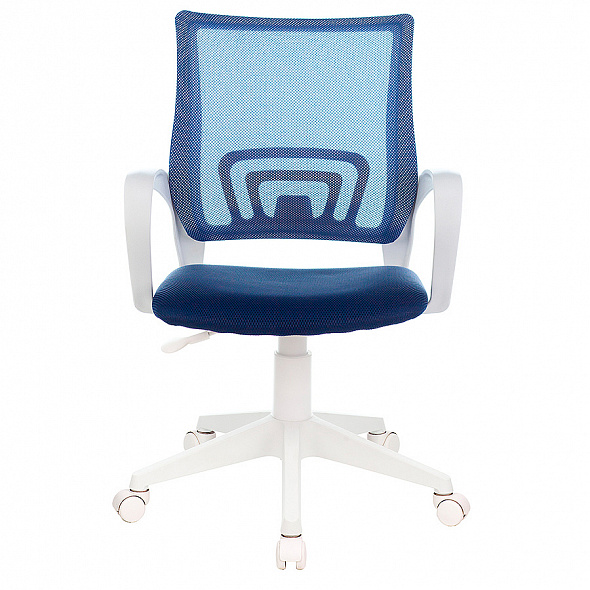 Кресло Бюрократ CH-W695NLT темно-синий TW-05N TW-10N сетка/ткань крестовина пластик пластик белый