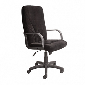 Офисное кресло - Manager DF PLN SPA  (черная  кожа)