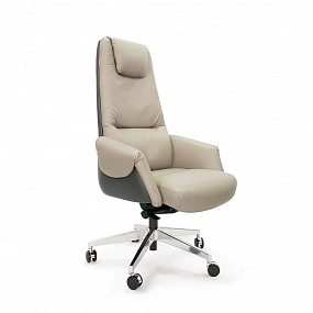 Кресло руководителя - AR-C107A-H светло-серый/темно-серый
