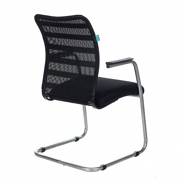 Кресло Бюрократ CH-599AV черный TW-32K01 сиденье черный TW-11 сетка/ткань полозья металл