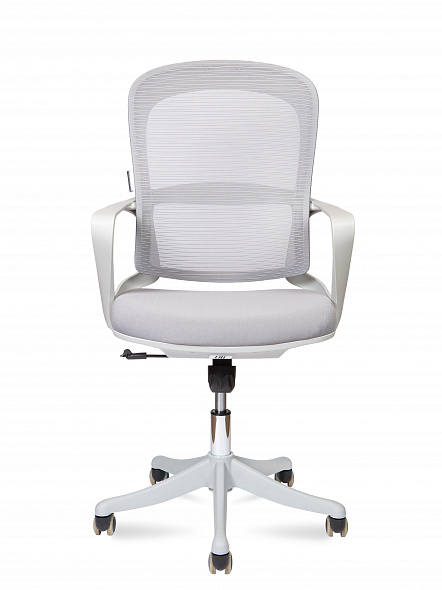 Кресло офисное  Play LB grey  (серый пластик / серая ткань)