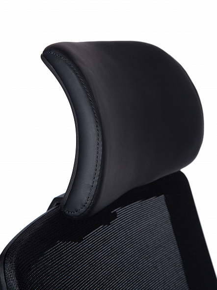 Кресло офисное Mono black (черный пластик / черная ткань / черная сетка)
