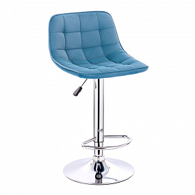 Барный стул Everprof Cooper Ткань Голубой