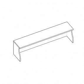 Надставка на стол - АНС-3 (Б) - Серый