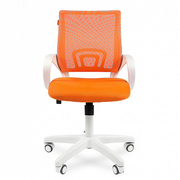 Кресло Chairman 696 white оранжевый