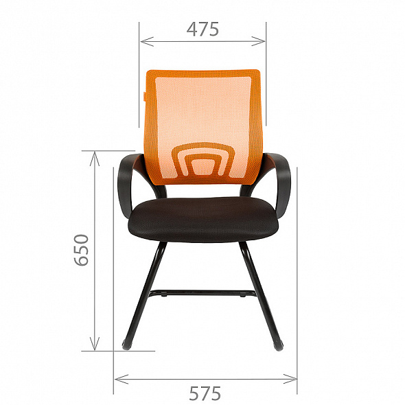 Кресло Chairman 696 V оранжевый
