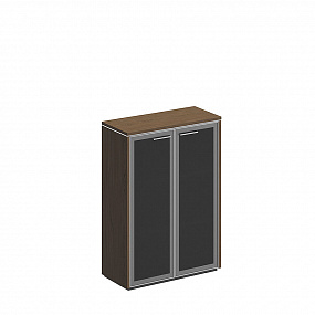 Шкаф для документов средний со стеклянными дверями - ВЛ 312 ДТ