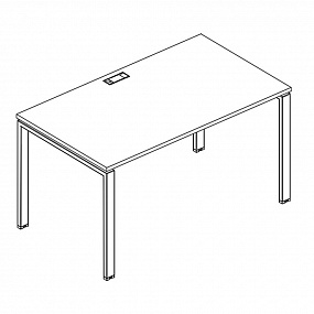 Стол письменный на металлокаркасе UNO - А4 С1 026 НД