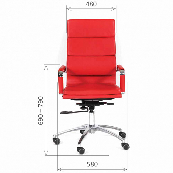 Кресло Chairman 750 красный