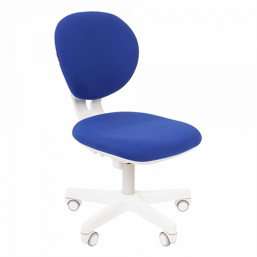 Кресло CHAIRMAN KIDS 108 белый пластик синий
