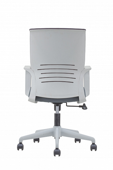 Кресло офисное Betta  (серый пластик / серая сетка / серая ткань)