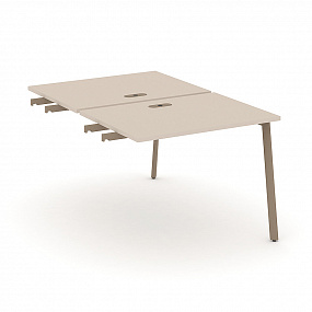 Двойной стол приставка к опорным тумбам - ES.D.SPR-1-LP (Капучино)