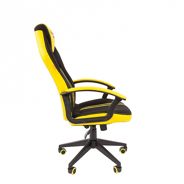 Кресло CHAIRMAN GAME 26 черный/желтый