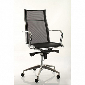 Кресло офисное - Line Ex (сетка, черный)