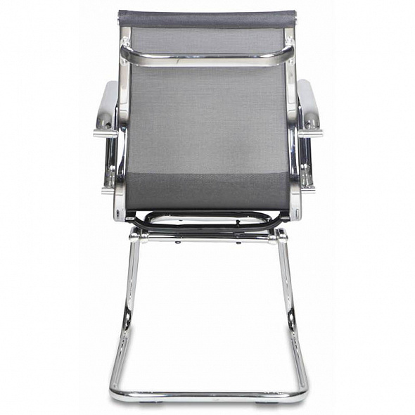 Кресло Бюрократ CH-993-Low-V черный M01 сетка низк.спин. полозья металл хром