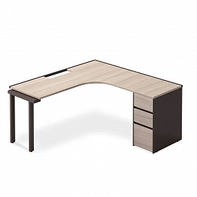 Столешница для двухместного стола (с алюминиевым слотом) DU67.282142CG