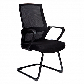 Кресло офисное  Pino black CF (черный пластик / черная ткань / черная сетка)