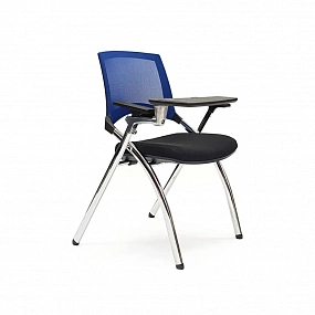 Кресло для посетителей - SK-3059-06 с пюпитром синий