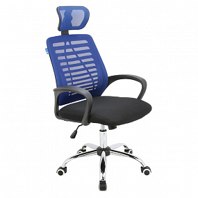 Кресло офисное - AL 777 black/blue