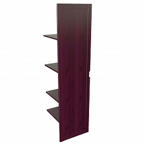 ZARAGOZA PALISANDER - Наполнение одностворчатого шкафа с деревянной дверцей и вешалкой