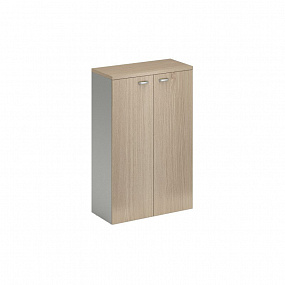 Шкаф 140  с деревянными дверями - FLS322