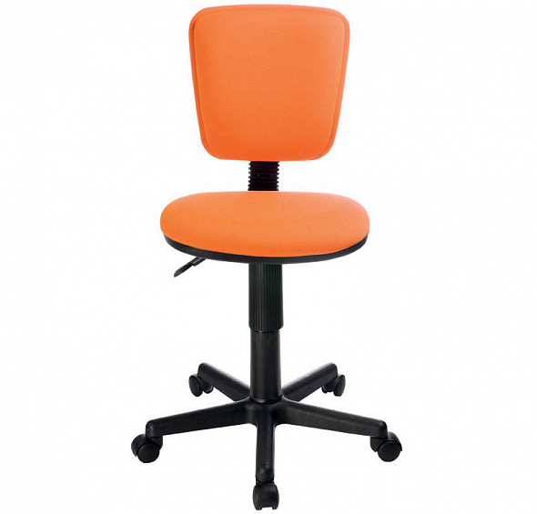 Кресло Бюрократ Ch-204NX оранжевый 26-29-1 крестовина пластик