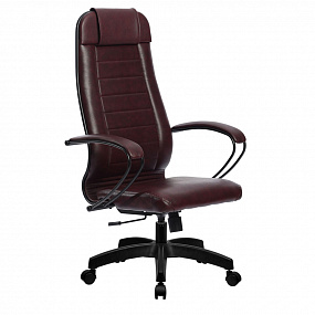 Кресло офисное МЕТТА Комплект 28 бордовый пластик
