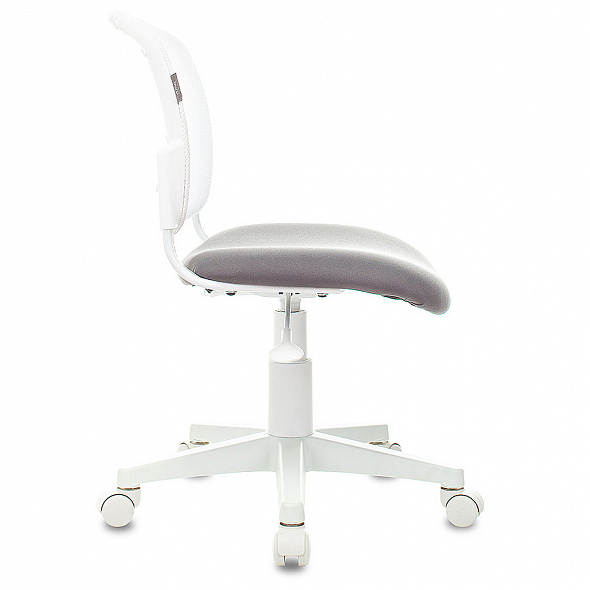 Кресло Бюрократ CH-W296NX белый TW-15 сиденье серый Neo Grey сетка/ткань крестовина пластик