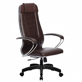 Кресло офисное МЕТТА Комплект 31 коричневый пластик