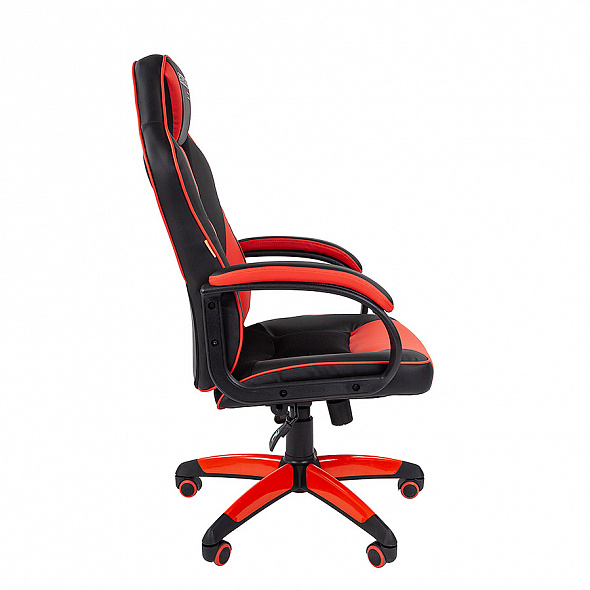 Кресло Chairman GAME 17 черный/красный
