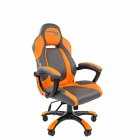 Кресло Chairman GAME 20 серый/оранжевый