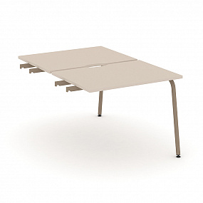 Двойной стол приставка к опорным тумбам - ES.D.SPR-1-VK (Капучино)
