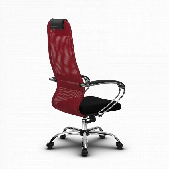 Кресло офисное Метта - SU-BK-8 Ch красный/черный